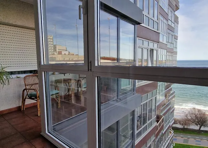 El Ventanal De La Playa - 6 Pax - 4 Hab Y 2 Banos - Vut-4511-as * Gijón